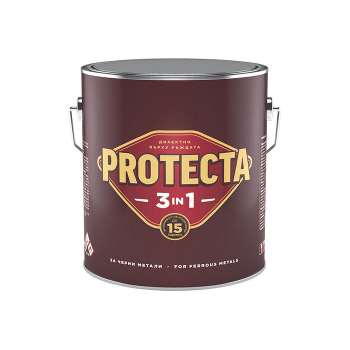 3 IN 1 ENAMEL LACQUER 2.5 L COLOR DARK GREEN METALLIC PROTECTA