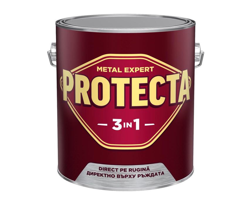 3 IN 1 ENAMEL LACQUER 2.5 L COLOR BLACK METALLIC PROTECTA