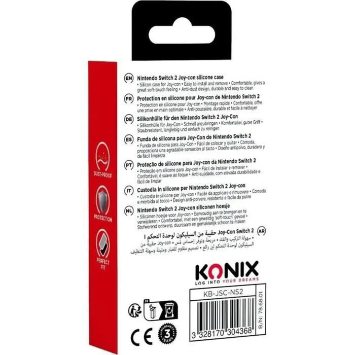 Protective Case KONIX Black Grey - Електроника Игри<<<Компютри| Електроника<<<BigBuy&&&Аксесоари за