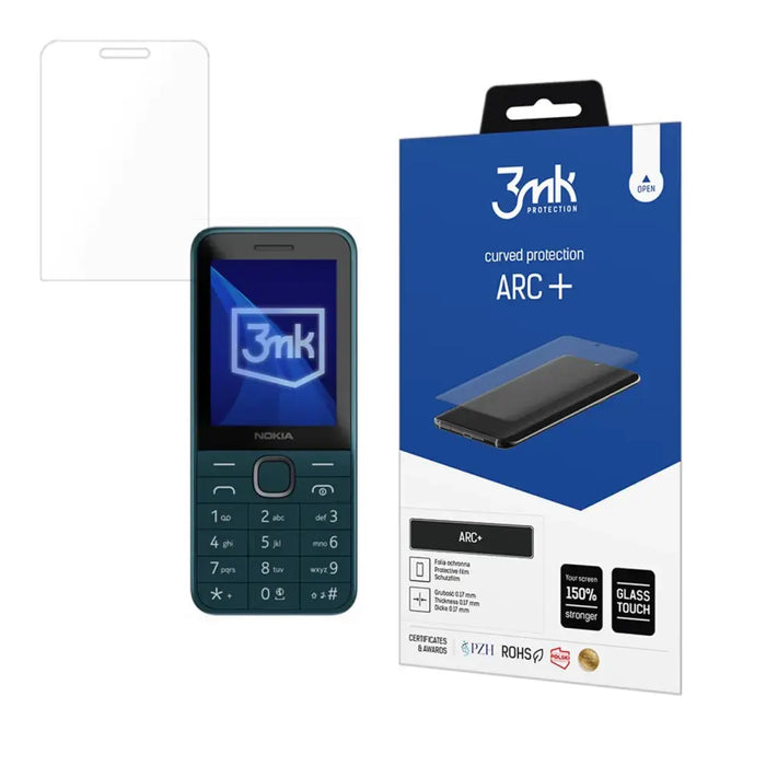 Protective film 3mk ARC+ for Nokia 225 4G (2024) - Cell phone protection film<<<HurtelXML