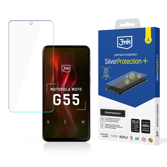Protective film 3mk SilverProtection+ for Motorola Moto G55 5G - *Kategoria tymczasowa<<<HurtelXML