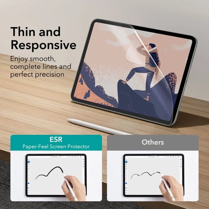 PROTECTIVE FILM ESR PAPER FEEL 2-PACK IPAD 10.9 2022 MATTE CLEAR - Cell phone tempered glass<<<HurtelXML
