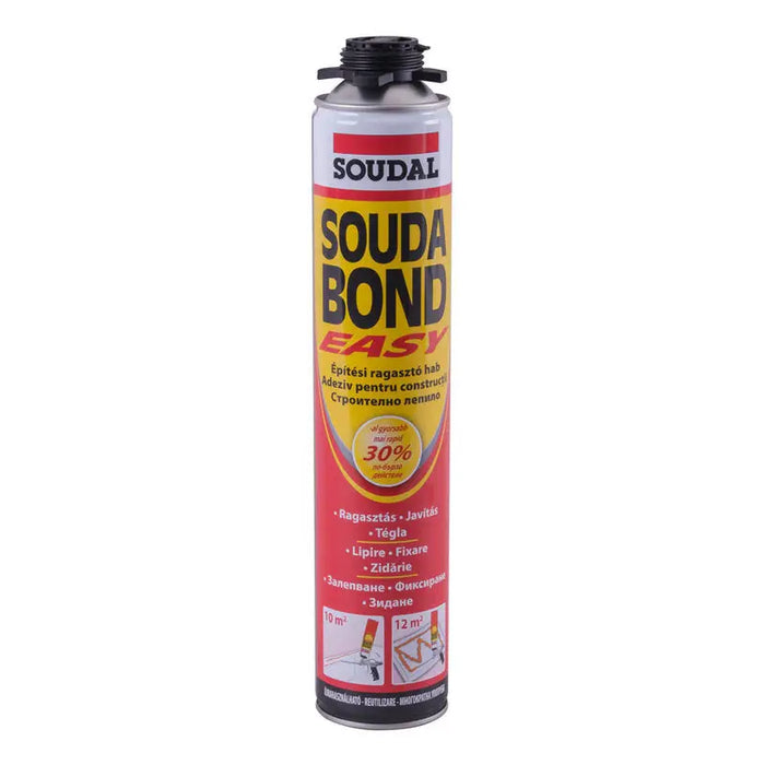 PU FOAM FOR HEAT INSULATION SOUDAL SOUDABOND EASY - Монтажна пяна<<<Уплътнители и фуги<<<Строителни