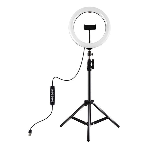 Puluz 1.1m tripod with RGBW LED lighting 26cm vlog / stream / smartphone PKT3044 - Ring lights<<<Photo studio<<<Photo