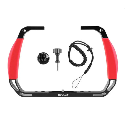 PULUZ dive mount for sports cameras (including Insta360 GO3 / X3) (red) - Straps mounts