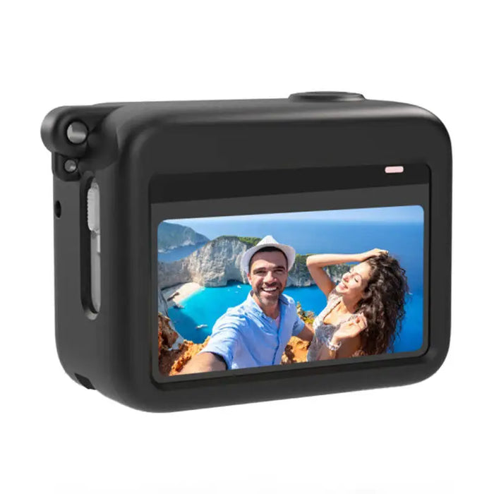 PULUZ silicone case with camera charging function for Insta360 GO 3/GO 3S (black) - For sports