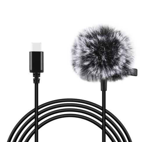 Jack Puluz tie microphone with clip PU425 1.5m USB-C