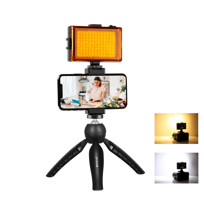 Puluz live recording set tripod + LED lamp + phone clip PKT3131B