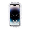 Puluz plastic waterproof case for iPhone 15 Plus/15 Pro Max/14 Plus/14 Pro Max/13 Pro Max/12 Pro Max/11 Pro Max (white)