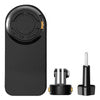 PULUZ backpack mount for sports cameras (including Osmo Action 5 Pro, Insta360 Ace Pro 2)(black)