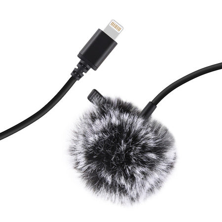 Jack Puluz tie microphone with clip PU426 1.5m 3.5mm Lightning