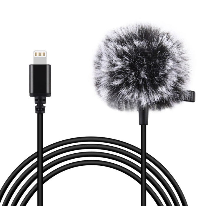 Jack Puluz tie microphone with clip PU426 1.5m 3.5mm Lightning