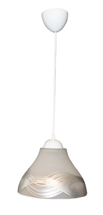 PENDANT E27 F230 WHITE/GRAY PURALUX
