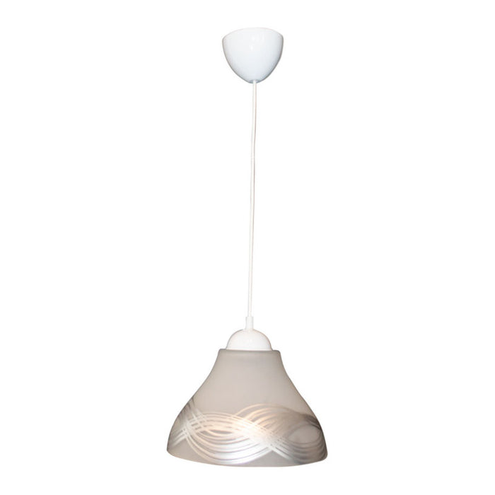 PENDANT E27 F230 WHITE/GRAY PURALUX