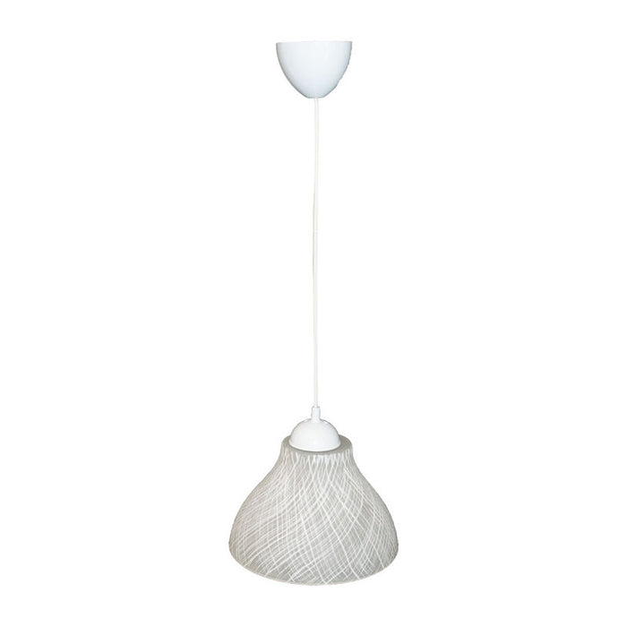 PENDANT E27 F220 WHITE PURALUX