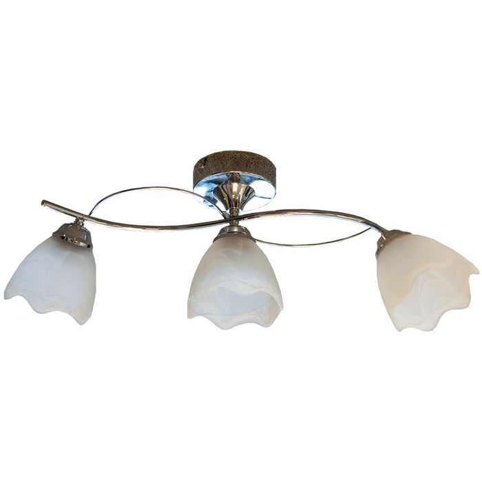 CHANDELIER 3XE27 CHROME PURALUX