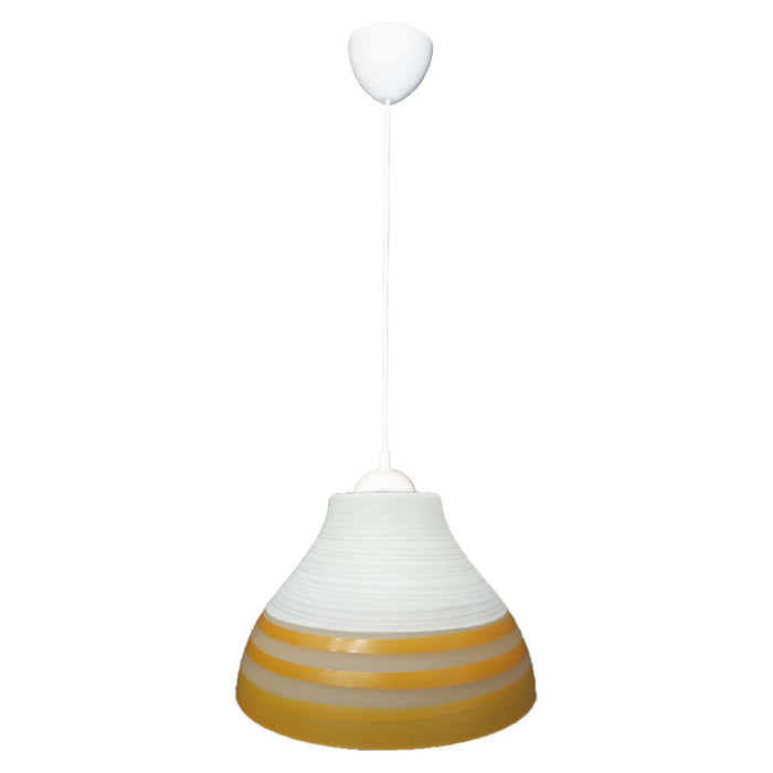 PENDANT E27 F220 WHITE/ORANGE PURALUX