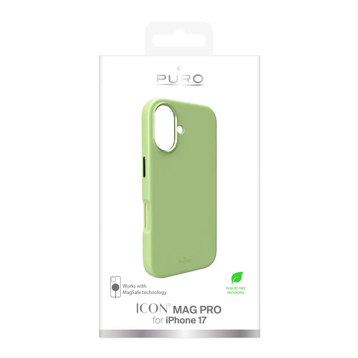 Pure Icon Mag Pro Liquid Silicone Case for iPhone 17 MagSafe Compatible with Camera Protection and Aluminum Buttons