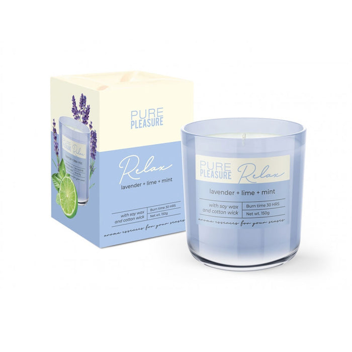 CHILLOUT PURE PLEASURE GLASS CANDLE