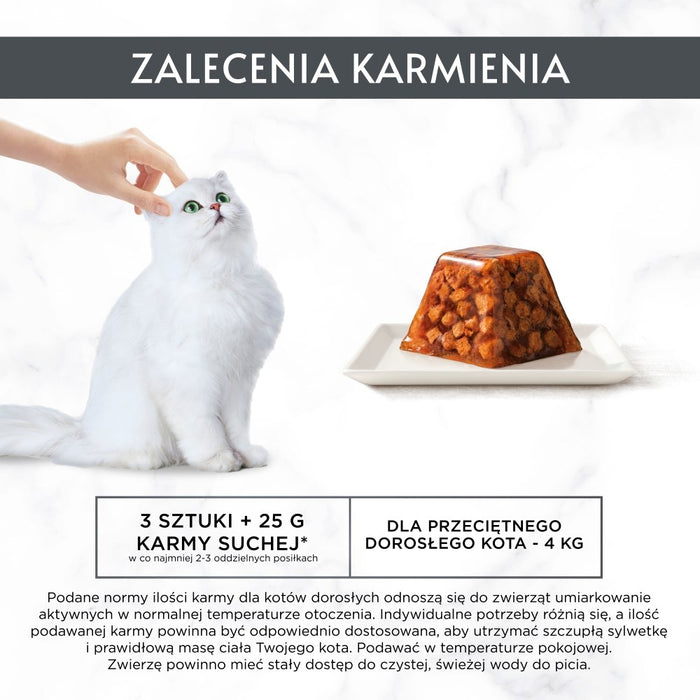 PURINA Gourmet Revelations Chunks in jelly with chicken - wet cat food - 2x57g