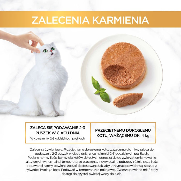 PURINA Gourmet Gold Mousse - wet cat food - 48x85g