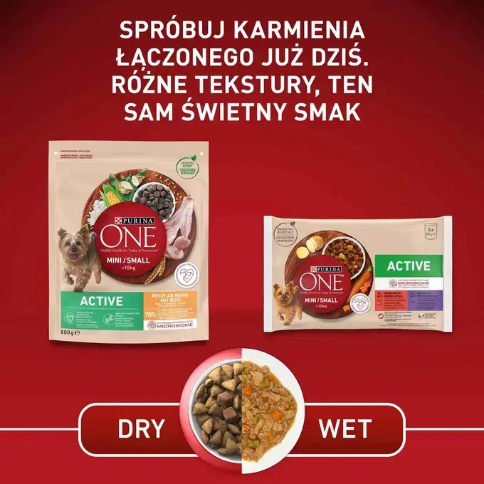Wet food Purina Mini/Small Active Beef Beef 85 g