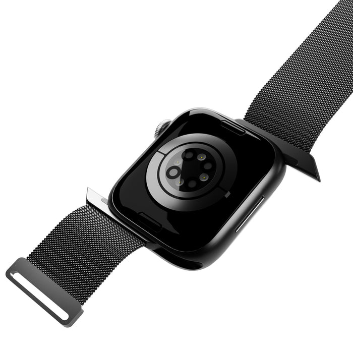Puro 'MILANESE' Watch band for Apple Watch 42-44-45-49m, black