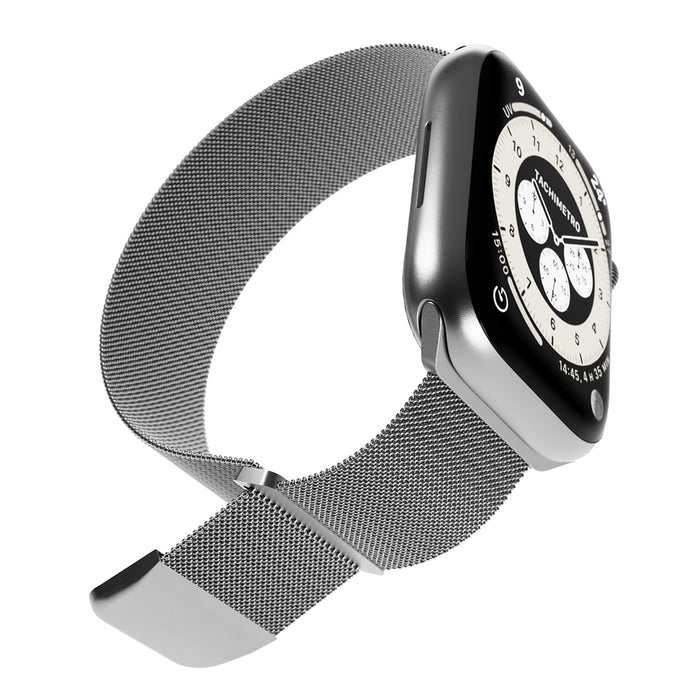 Puro Milanese Stainless Steel Apple Watch Band 38/40/41mm - Silver