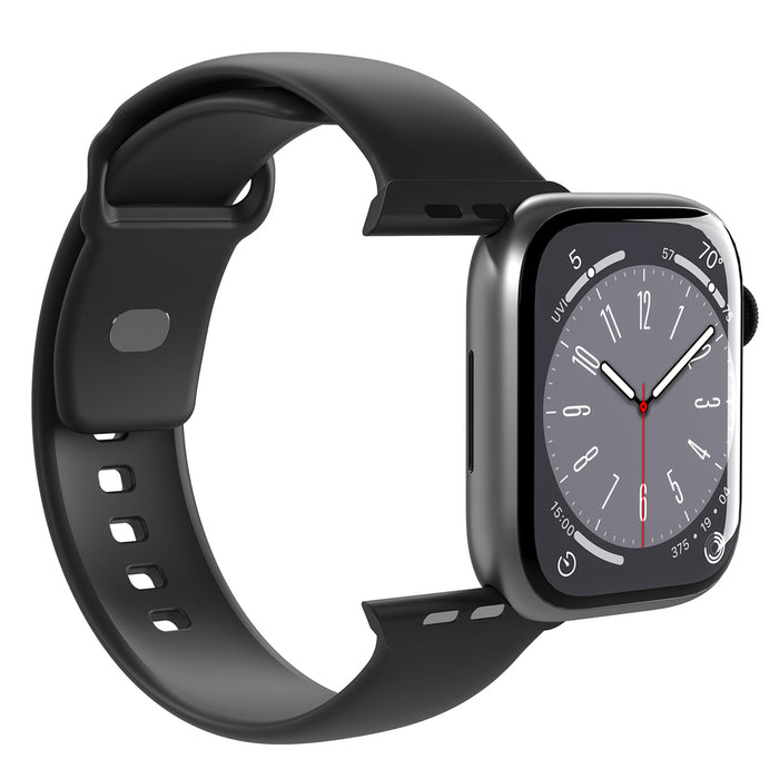 Puro Icon Silicone Strap for Apple Watch 38 / 40 / 41 mm - Black (2 pcs.)