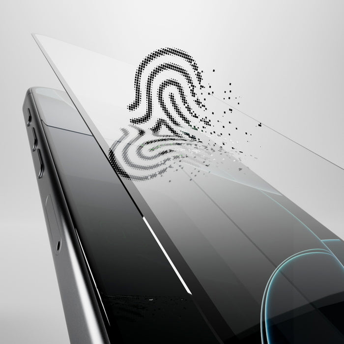 Puro Flexible Glass D3O Hybrid Glass with Black Frame for iPhone 16 Pro Max