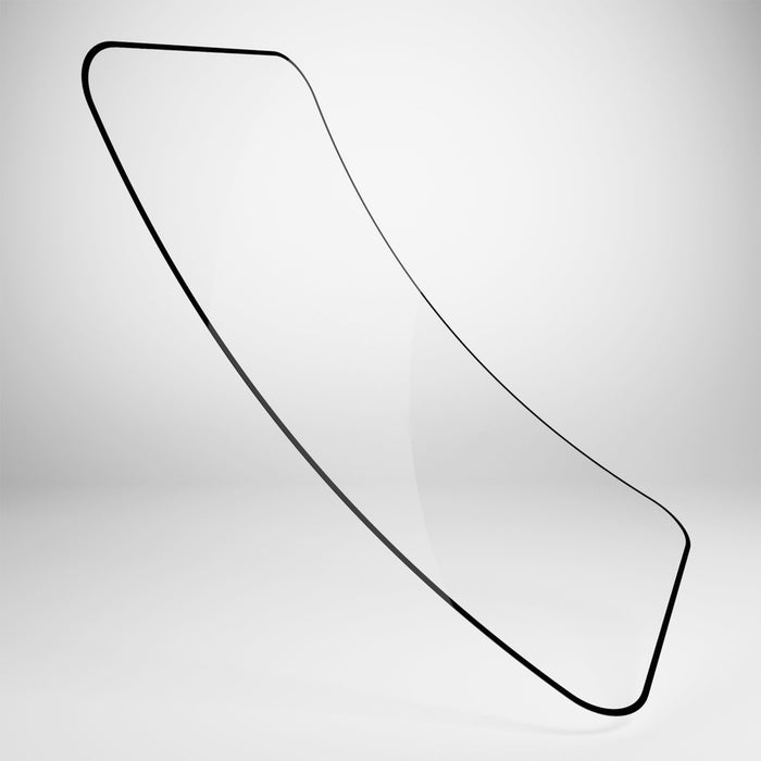 Puro Flexible Glass D3O Hybrid Glass with Black Frame for iPhone 16 Pro Max