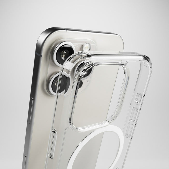 Puro Impact Clear D3O MagSafe Silicone Case for iPhone 16 Pro - Transparent