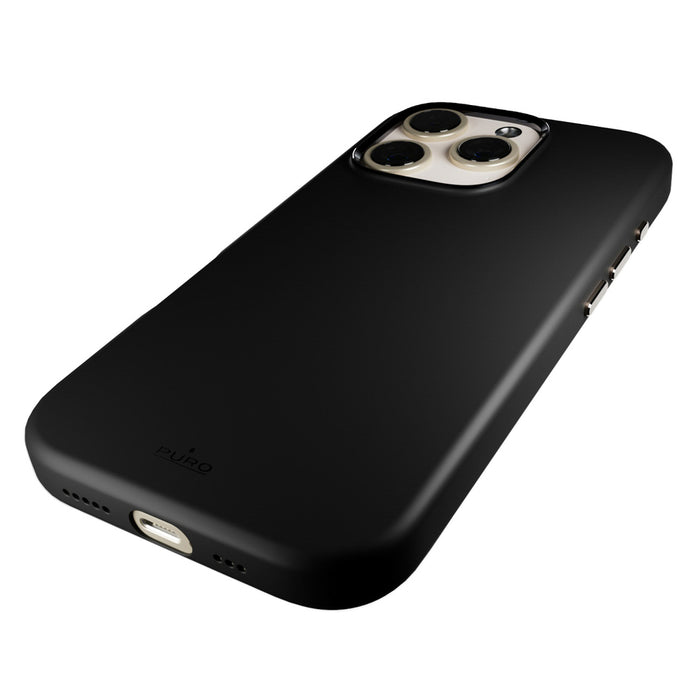 Puro Icon Mag Pro MagSafe Silicone Case for iPhone 16 Pro - Black