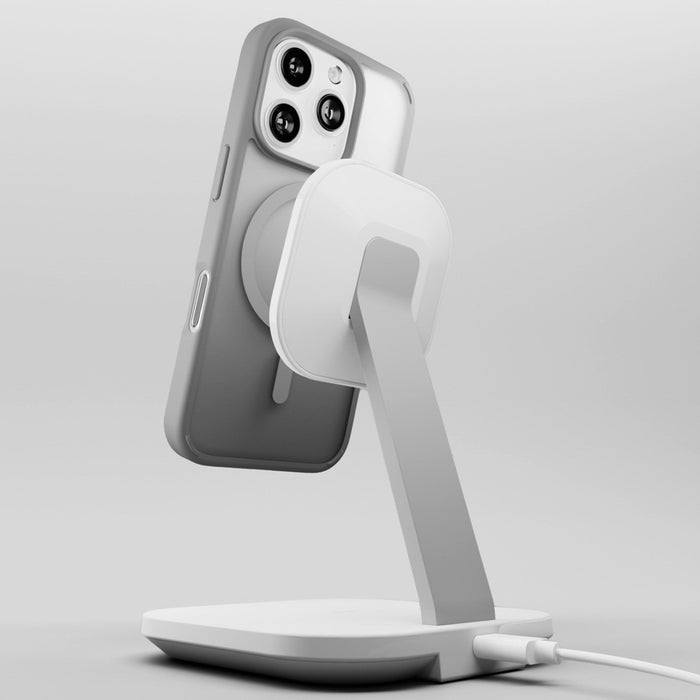 Puro Gradient MagSafe Silicone Case for iPhone 16 Pro - Silver