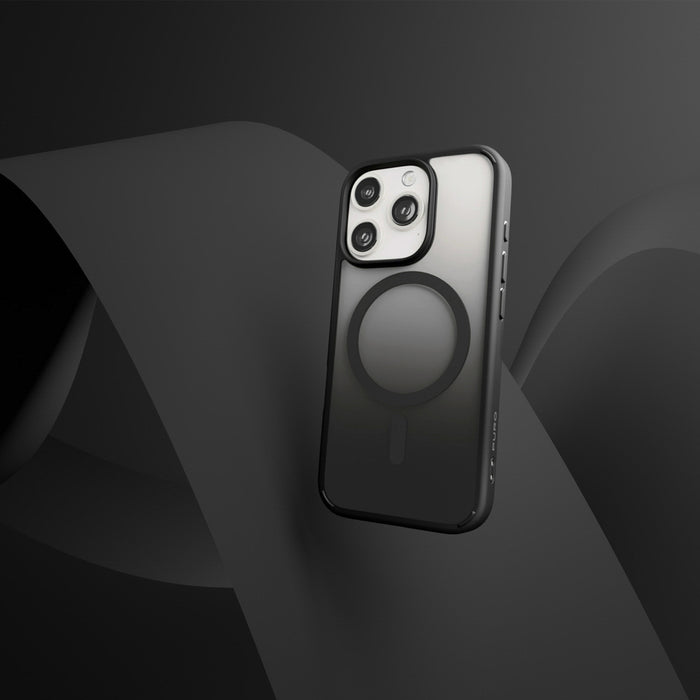 Puro Gradient MagSafe Silicone Case for iPhone 16 Pro - Black
