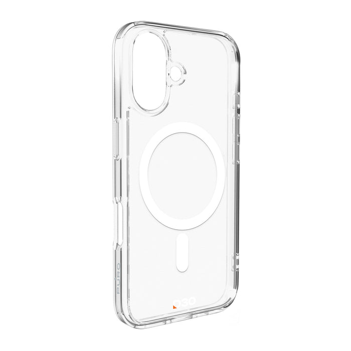Puro Impact Clear D3O MagSafe Silicone Case for iPhone 16 Plus - Transparent