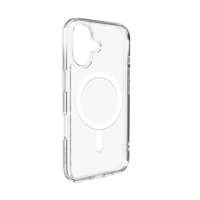 Puro Lite Mag MagSafe Silicone Case for iPhone 16 - Transparent