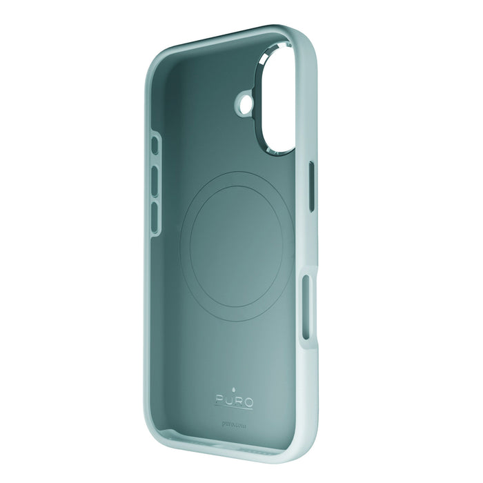 Puro Icon Mag Pro MagSafe Silicone Case for iPhone 16 - Green