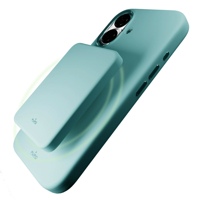 Puro Icon Mag Pro MagSafe Silicone Case for iPhone 16 - Green