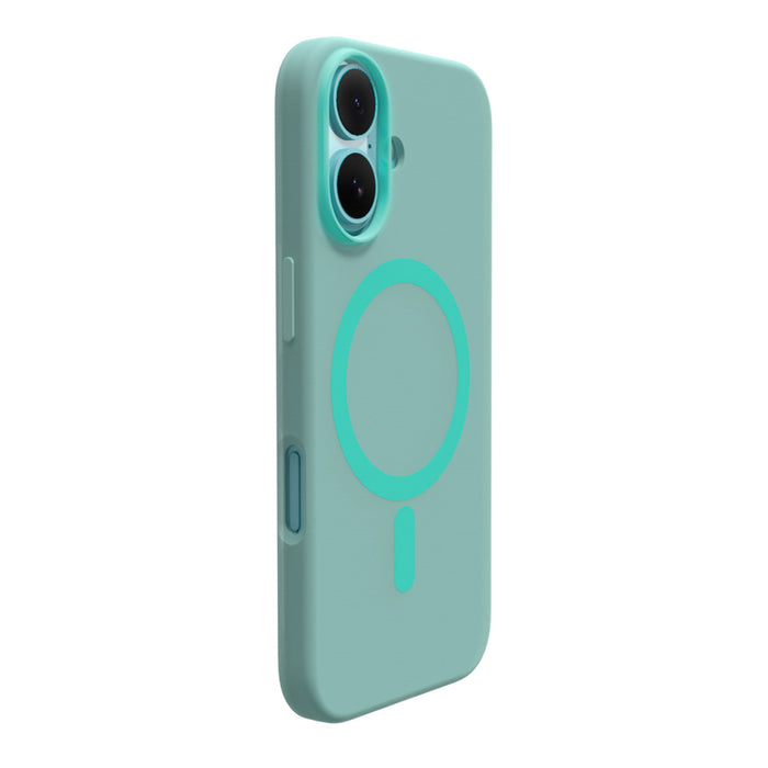Puro Daylight MagSafe Silicone Case for iPhone 16 - Green