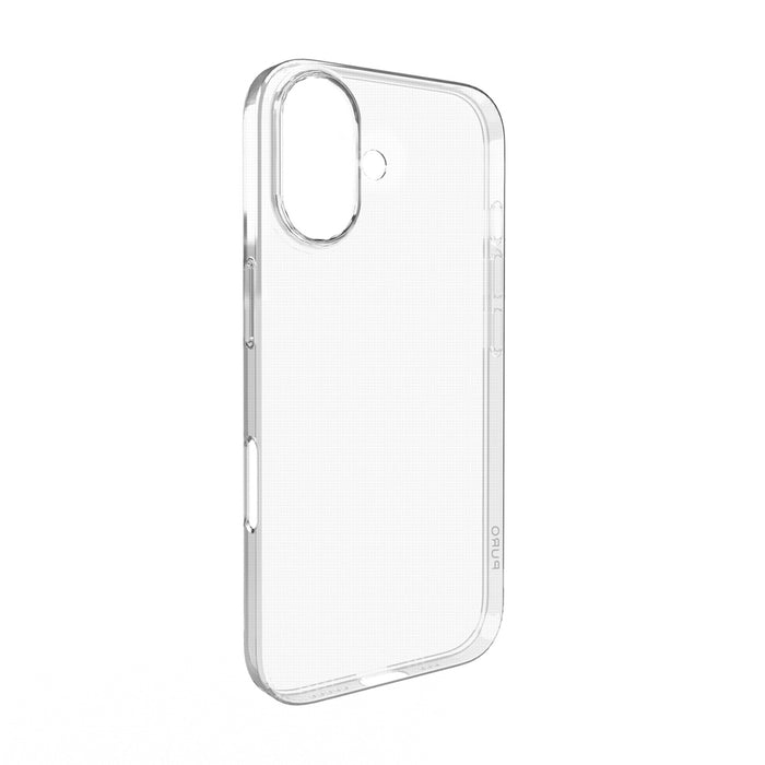 Puro 03 Nude Silicone Case for iPhone 16 - Transparent