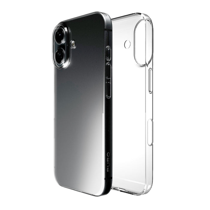Puro 03 Nude Silicone Case for iPhone 16 - Transparent