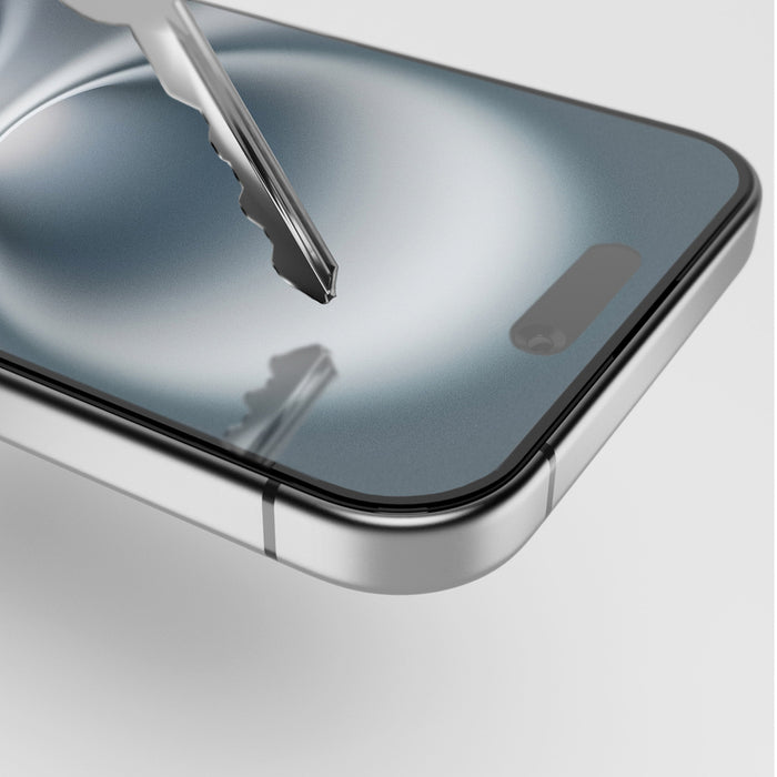 Puro Frame Tempered Glass with frame for iPhone 16 Plus