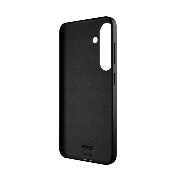 Puro Icon Silicone Case for Samsung Galaxy S25 - Black