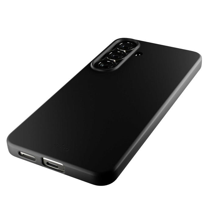 Puro Icon Silicone Case for Samsung Galaxy S25 - Black