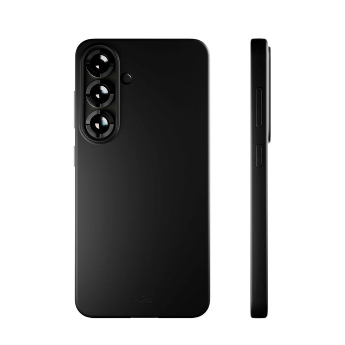 Puro Icon Silicone Case for Samsung Galaxy S25 - Black