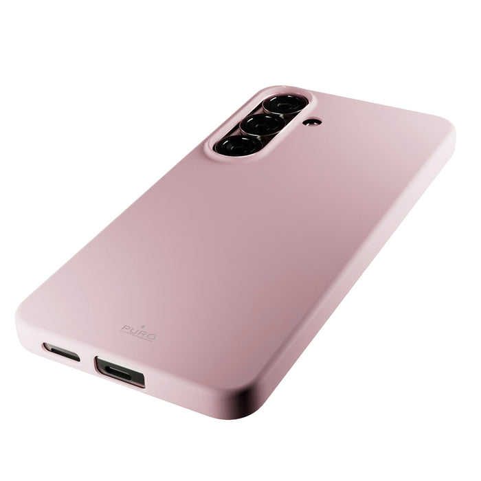 Puro Icon Silicone Case for Samsung Galaxy S25 - Pink