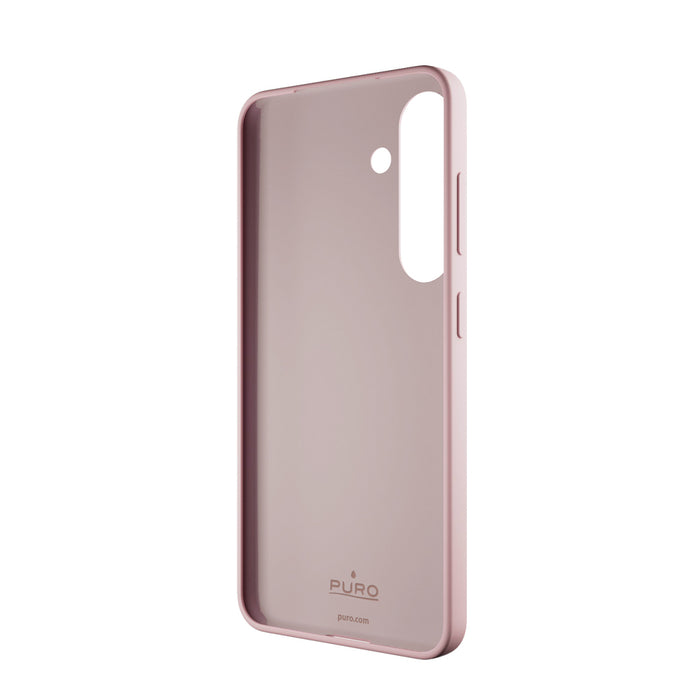 Puro Icon Silicone Case for Samsung Galaxy S25 - Pink