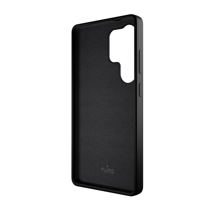 Puro Icon Silicone Case for Samsung Galaxy S25 Ultra - Black