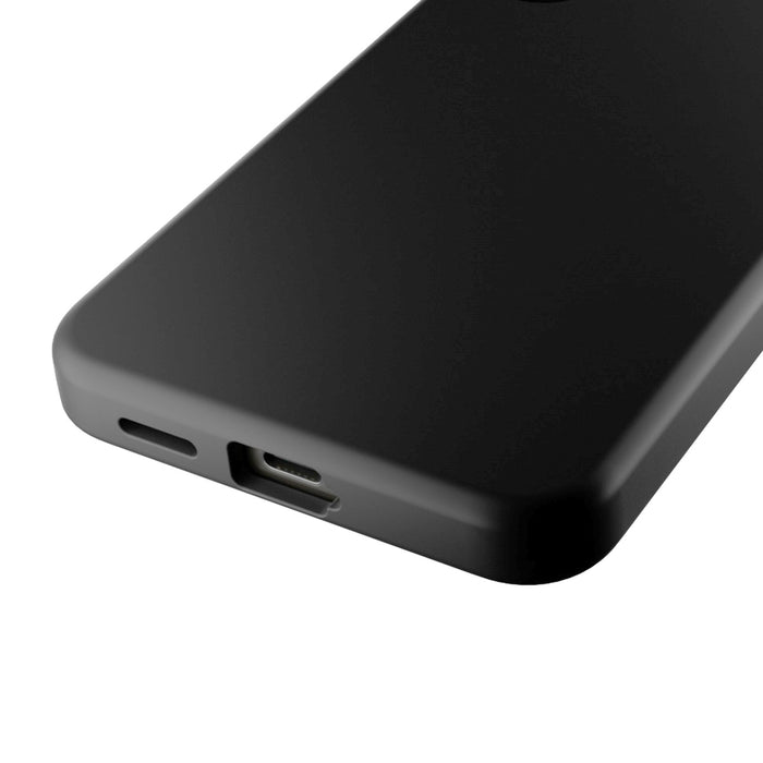 Puro Icon Mag Silicone Case with MagSafe for Samsung Galaxy S25 - Black